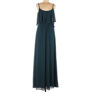 NWT Show Me Your Mumu Sleeveless Ruffle Maxi Dress